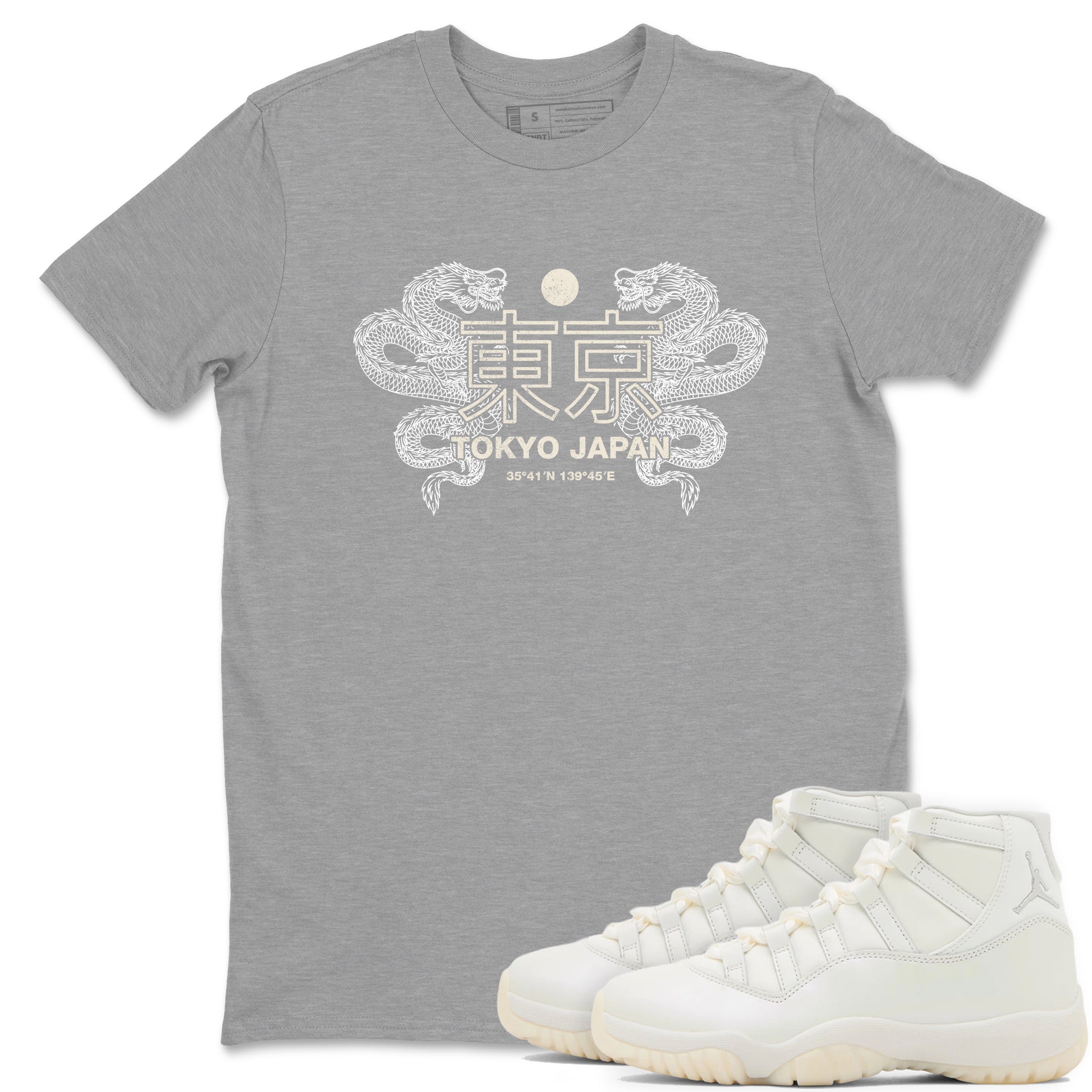 Tokyo Dragons SNRT Sneaker Tees - Air Jordan 11 Pearl - SNRT Sneaker T-shirts