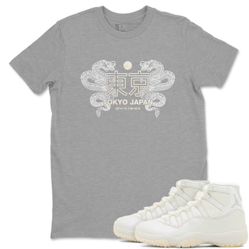 Tokyo Dragons SNRT Sneaker Tees - Air Jordan 11 Pearl - SNRT Sneaker T-shirts
