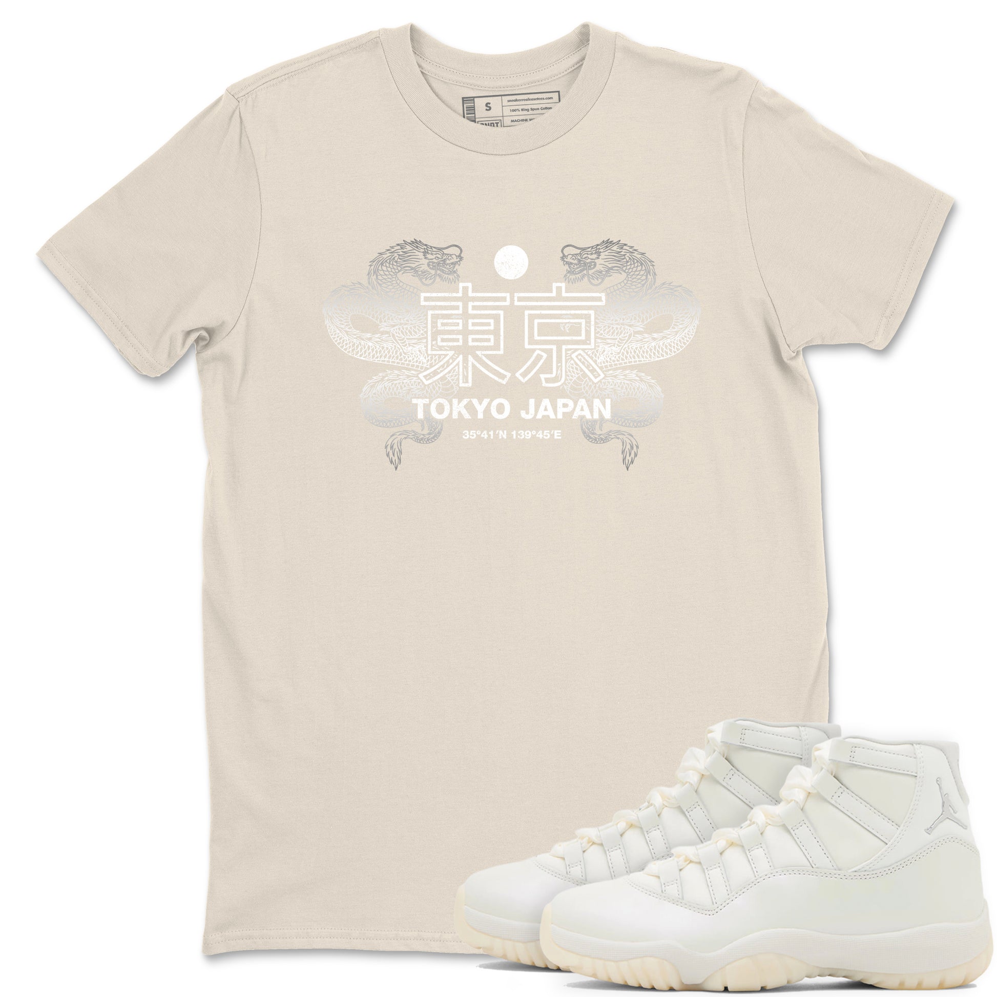 Tokyo Dragons SNRT Sneaker Tees - Air Jordan 11 Pearl - SNRT Sneaker T-shirts