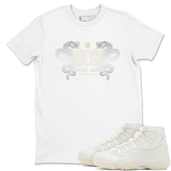 Tokyo Dragons SNRT Sneaker Tees - Air Jordan 11 Pearl - SNRT Sneaker T-shirts