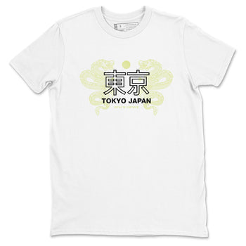 Sneaker match tees – Sneaker Tees To Match Air Jordan 5 Luminous Green Shoes – Tokyo Dragons Tee White 2