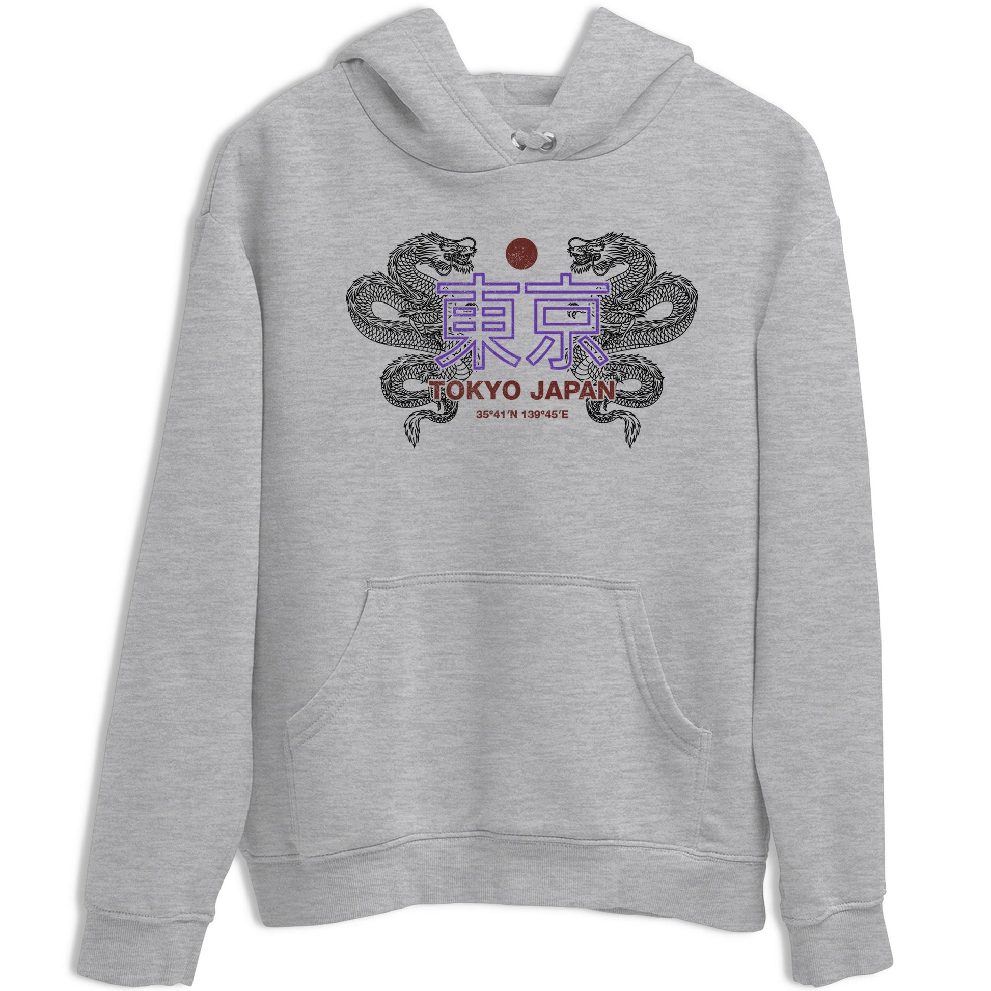 Sneaker match tees – Sneaker Threads To Match Dunk Low Persian Violet Shoes – Tokyo Dragons Tee Heather Grey 2