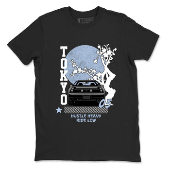 Sneakerfit for Sneakerheads – Sneaker Tees To Match Air Jordan 5 Wolf Grey Sneakers – Tokyo Drift Tee Black 2