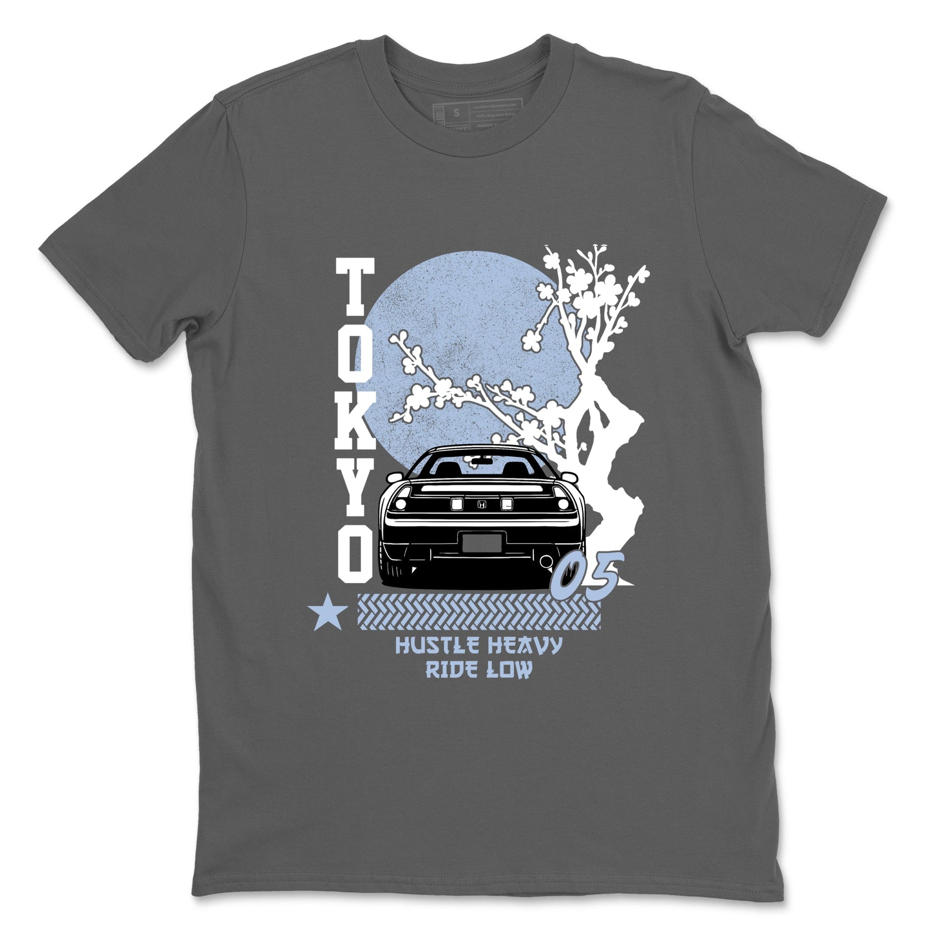 Sneakerfit for Sneakerheads – Sneaker Tees To Match Air Jordan 5 Wolf Grey Sneakers – Tokyo Drift Tee Cool Grey 2