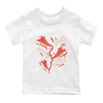 13s Dune Red shirts to match jordans Too Much Sauce sneaker match tees Air Jordan 13 Dune Red SNRT Sneaker Tees streetwear brand Baby and Youth White 2 cotton tee