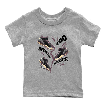 3s A Ma Maniere x Black shirts to match jordans Too Much Sauce sneaker match tees A Ma Maniere x Air Jordan 3 _hile You Were Sleeping_neaker Release Tees Youth Baby Heather Grey 2 crew neck shirts