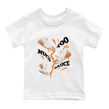 3s Georgia Peach shirt to match jordans Too Much Sauce sneaker tees Air Jordan 3 Georgia Peach SNRT sneaker release tees baby toddler White 2 cotton Shirt