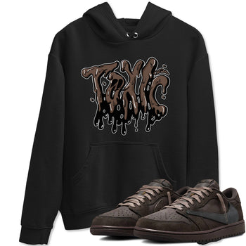 Air Jordan 1 Travis Scott Velvet Brown shirts to match jordans Toxic sneaker match tees Travis Scott x Air Jordan 1 Low OG Velvet Brown best t shirts to wear with jordans SNRT Sneaker Tees unisex cotton Black 1 shirts