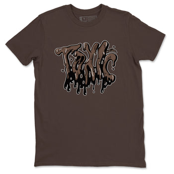 Air Jordan 1 Travis Scott Velvet Brown shirts to match jordans Toxic sneaker match tees Travis Scott x Air Jordan 1 Low OG Velvet Brown best t shirts to wear with jordans SNRT Sneaker Tees unisex cotton Dark Chocolate 2 shirts