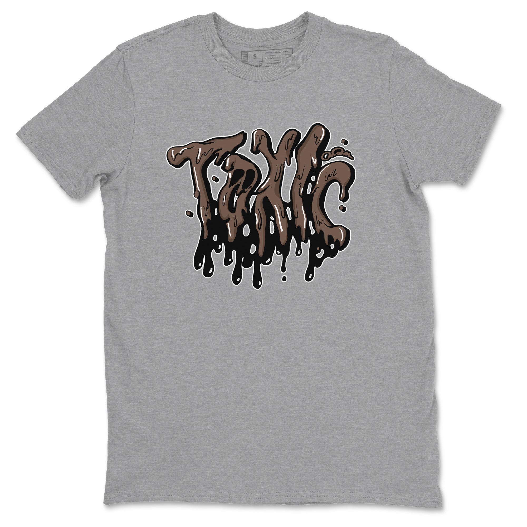 Air Jordan 1 Travis Scott Velvet Brown shirts to match jordans Toxic sneaker match tees Travis Scott x Air Jordan 1 Low OG Velvet Brown best t shirts to wear with jordans SNRT Sneaker Tees unisex cotton Heather Grey 2 shirts