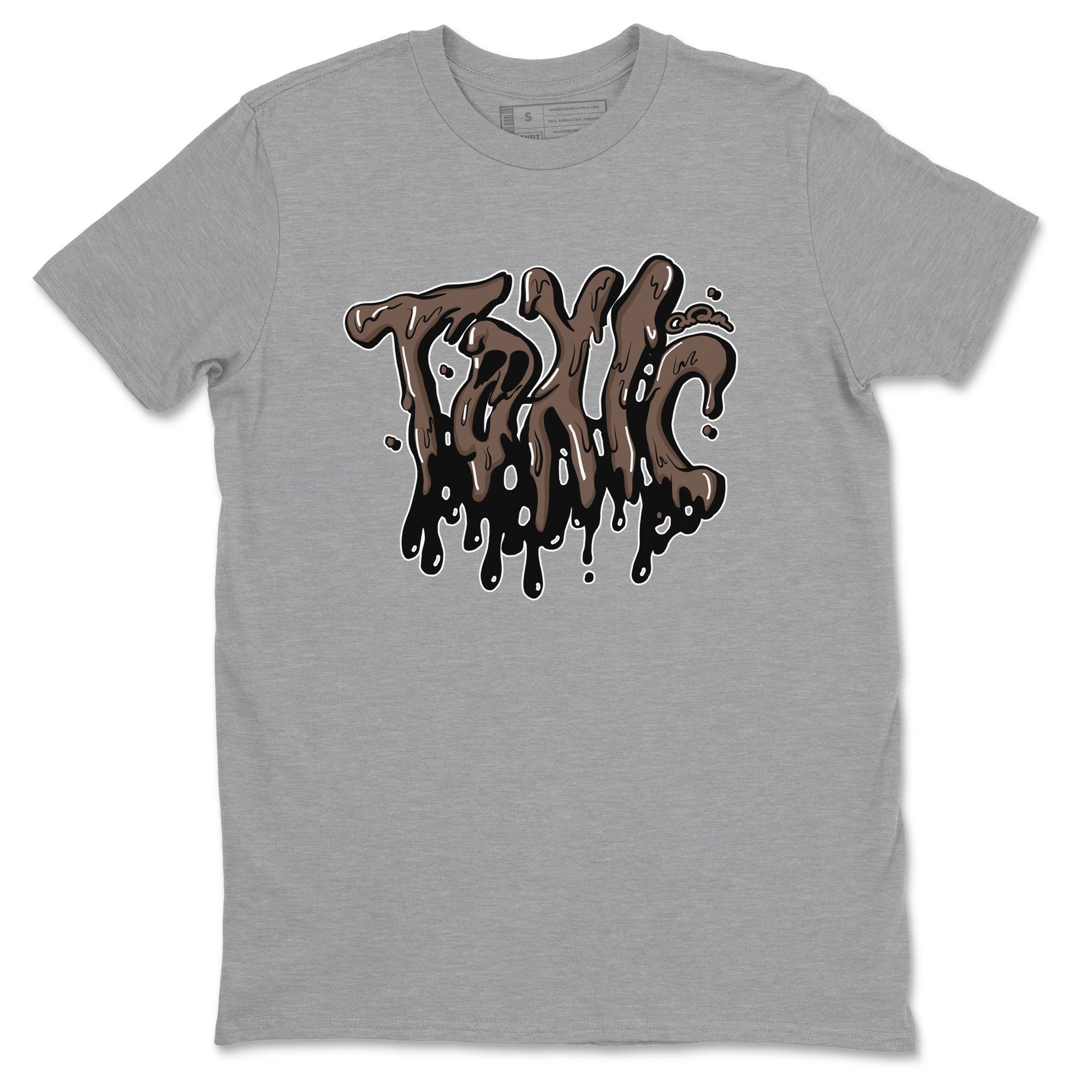 Air Jordan 1 Travis Scott Velvet Brown shirts to match jordans Toxic sneaker match tees Travis Scott x Air Jordan 1 Low OG Velvet Brown best t shirts to wear with jordans SNRT Sneaker Tees unisex cotton Heather Grey 2 shirts