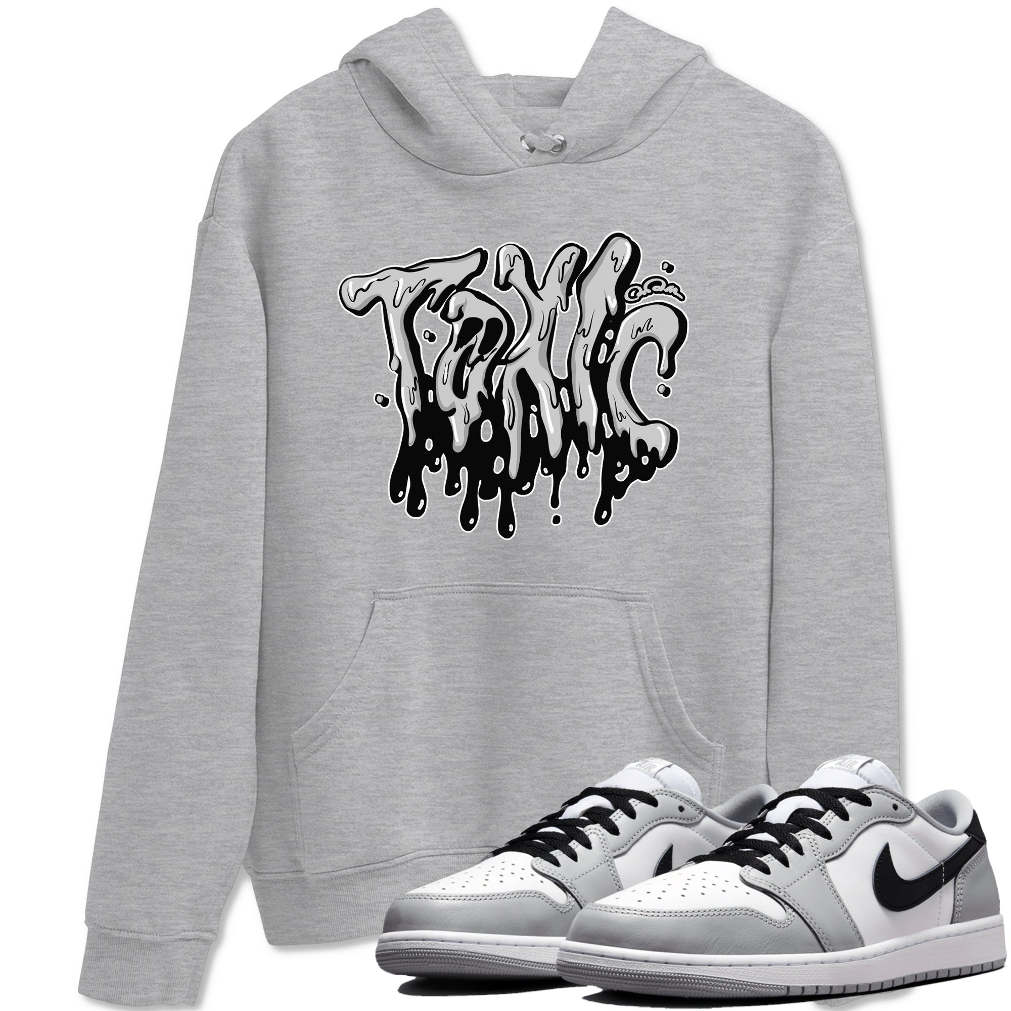1s Wolf Grey shirts to match jordans Toxic sneaker match tees Air Jordan 1 Wolf Grey SNRT Sneaker Tees streetwear brand Heather Grey 1 unisex cotton tee