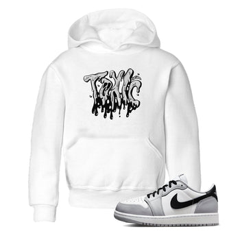 1s Wolf Grey shirts to match jordans Toxic sneaker match tees Air Jordan 1 Wolf Grey SNRT Sneaker Tees streetwear brand Baby and Youth White 1 cotton tee