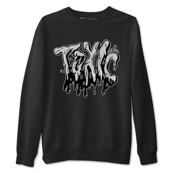 1s Wolf Grey shirts to match jordans Toxic sneaker match tees Air Jordan 1 Wolf Grey SNRT Sneaker Tees streetwear brand Black 2 unisex cotton tee
