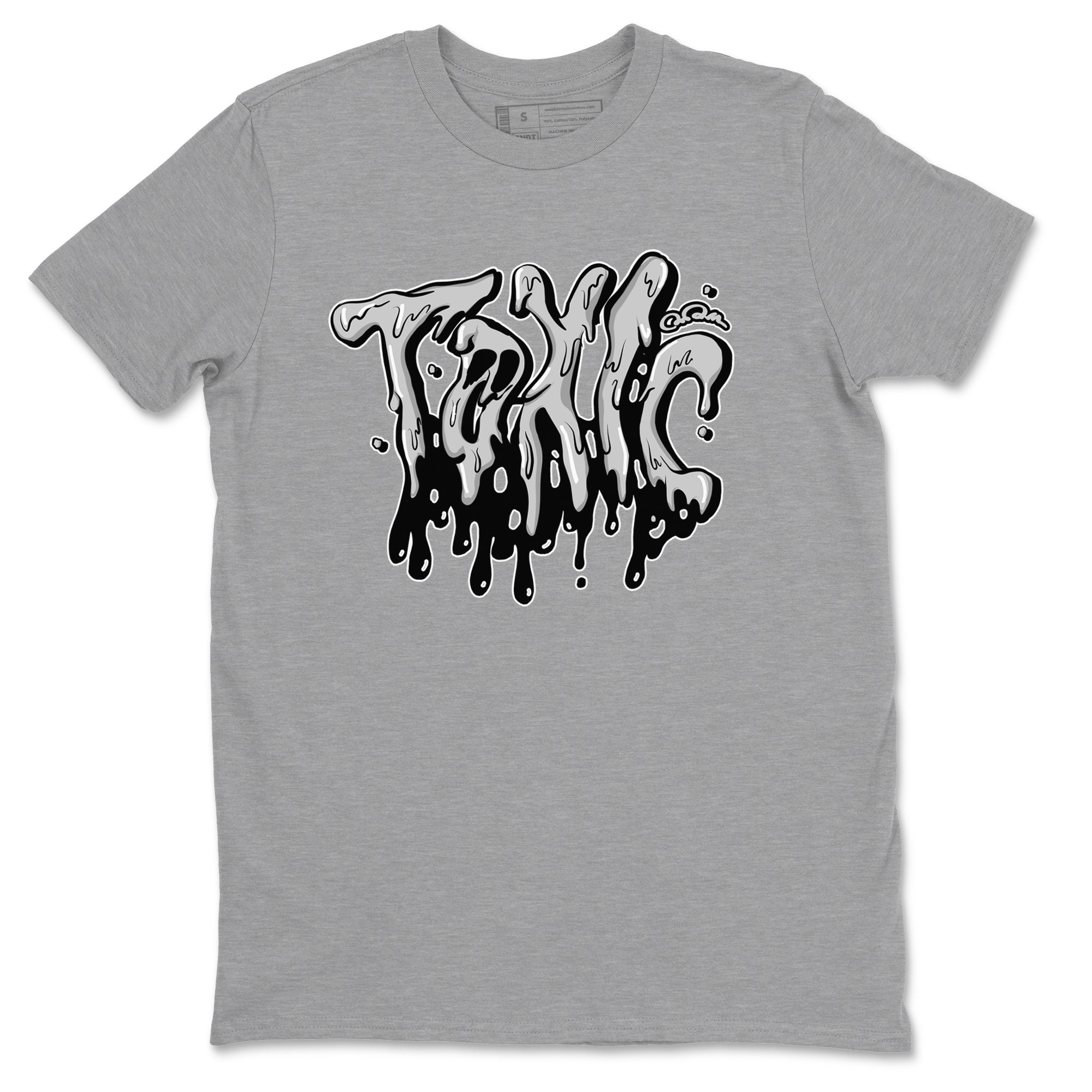 1s Wolf Grey shirts to match jordans Toxic sneaker match tees Air Jordan 1 Wolf Grey SNRT Sneaker Tees streetwear brand Heather Grey 2 unisex cotton tee
