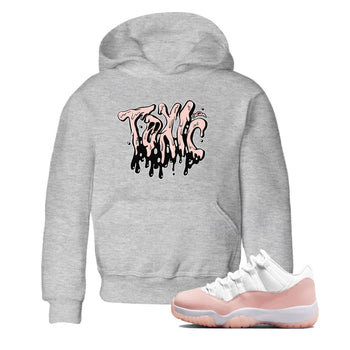 11s Legend Pink shirts to match jordans Toxic sneaker match tees Air Jordan 11 Legend Pink SNRT Sneaker Tees streetwear brand Baby and Youth Heather Grey 1 cotton tee
