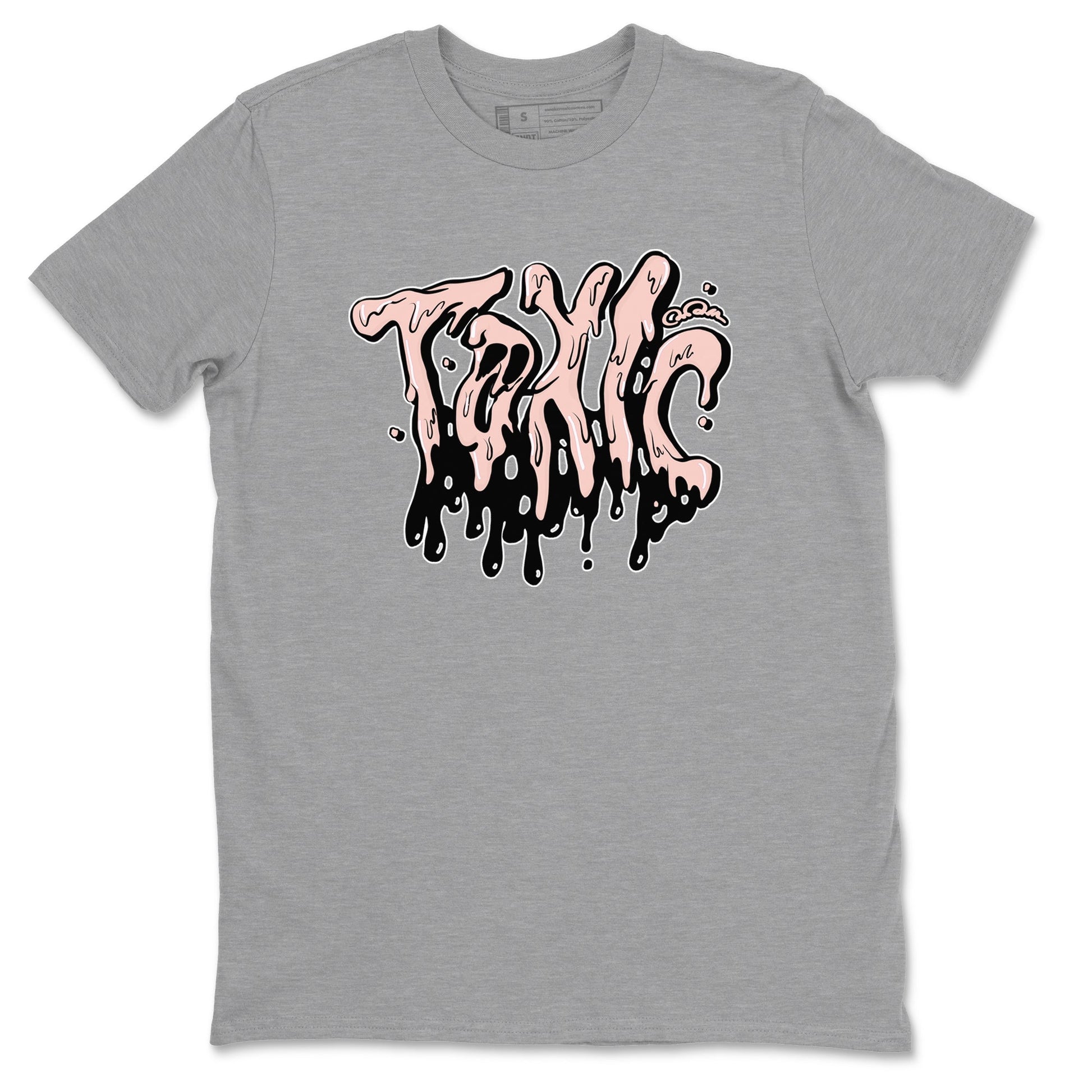 11s Legend Pink shirts to match jordans Toxic sneaker match tees Air Jordan 11 Legend Pink SNRT Sneaker Tees streetwear brand Heather Grey 2 unisex cotton tee