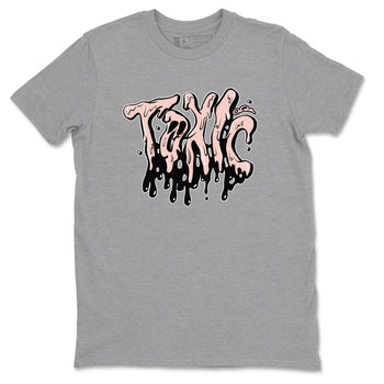 11s Legend Pink shirts to match jordans Toxic sneaker match tees Air Jordan 11 Legend Pink SNRT Sneaker Tees streetwear brand Heather Grey 2 unisex cotton tee