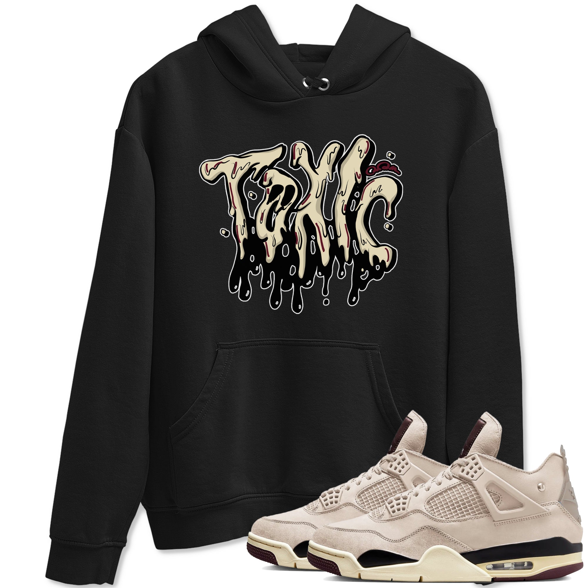 4s A Ma Maniere x Fossil Stone shirts to match jordans Toxic sneaker match tees Air Jordan 4 A Ma Maniere x Fossil Stone match shoes to clothes SNRT Sneaker Tees unisex cotton Black 1 shirts