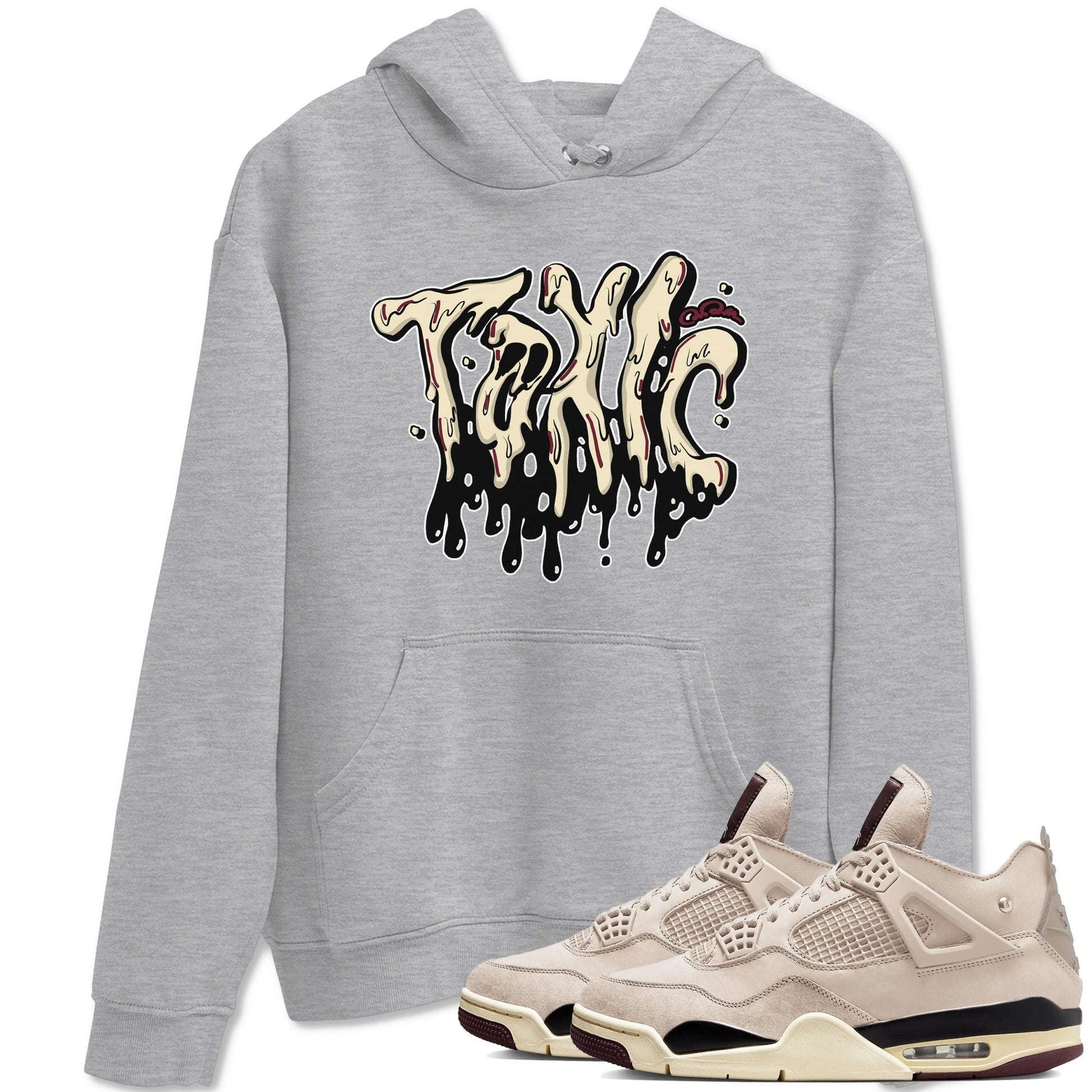 4s A Ma Maniere x Fossil Stone shirts to match jordans Toxic sneaker match tees Air Jordan 4 A Ma Maniere x Fossil Stone match shoes to clothes SNRT Sneaker Tees unisex cotton Heather Grey 1 shirts