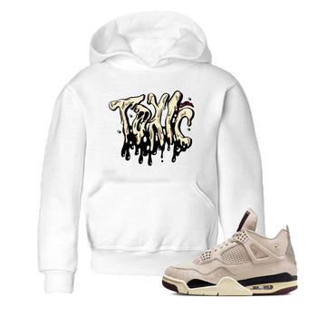 4s A Ma Maniere x Fossil Stone shirts to match jordans Toxic sneaker match tees Air Jordan 4 A Ma Maniere x Fossil Stone match shoes to clothes SNRT Sneaker Tees Youth Baby White 1 tee