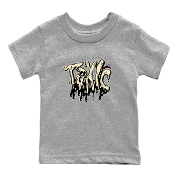 4s A Ma Maniere x Fossil Stone shirts to match jordans Toxic sneaker match tees Air Jordan 4 A Ma Maniere x Fossil Stone match shoes to clothes SNRT Sneaker Tees Youth Baby Heather Grey 2 tee