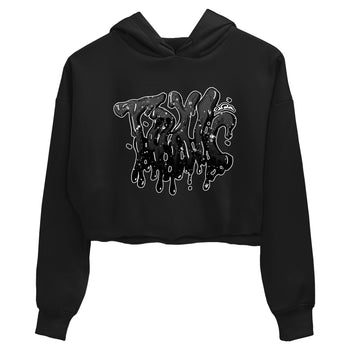4s Fear shirts to match jordans Toxic sneaker match tees Air Jordan 4 Fear match shoes to clothes SNRT Sneaker Tees unisex cotton Black 2 crop tee