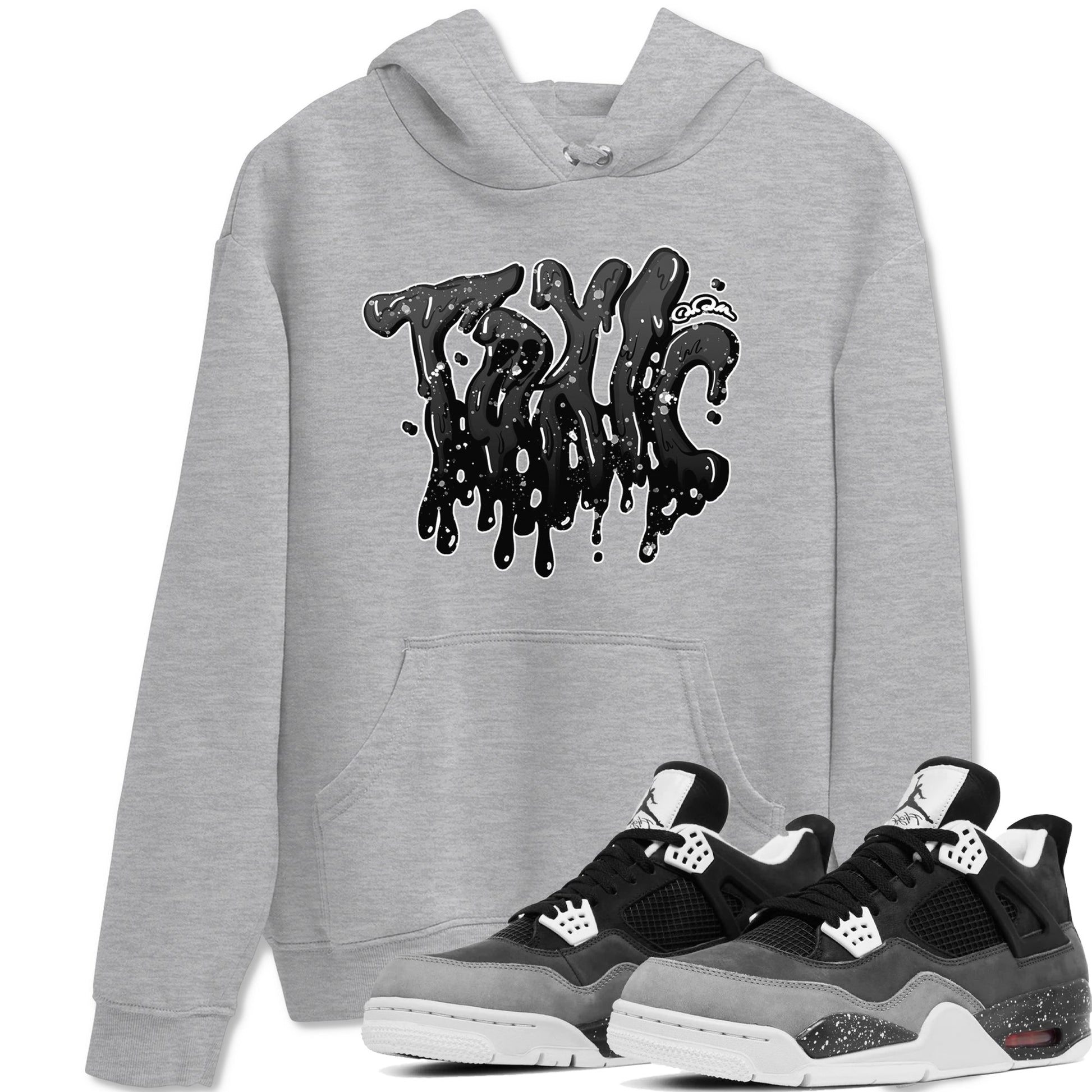 4s Fear shirts to match jordans Toxic sneaker match tees Air Jordan 4 Fear match shoes to clothes SNRT Sneaker Tees unisex cotton Heather Grey 1 shirts