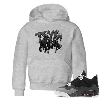 4s Fear shirts to match jordans Toxic sneaker match tees Air Jordan 4 Fear match shoes to clothes SNRT Sneaker Tees Youth Baby Heather Grey 1 tee