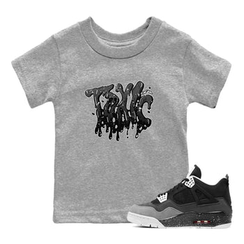 4s Fear shirts to match jordans Toxic sneaker match tees Air Jordan 4 Fear match shoes to clothes SNRT Sneaker Tees Youth Baby Heather Grey 1 tee