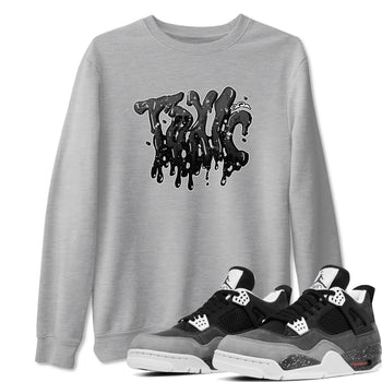 4s Fear shirts to match jordans Toxic sneaker match tees Air Jordan 4 Fear match shoes to clothes SNRT Sneaker Tees unisex cotton Heather Grey 1 shirts