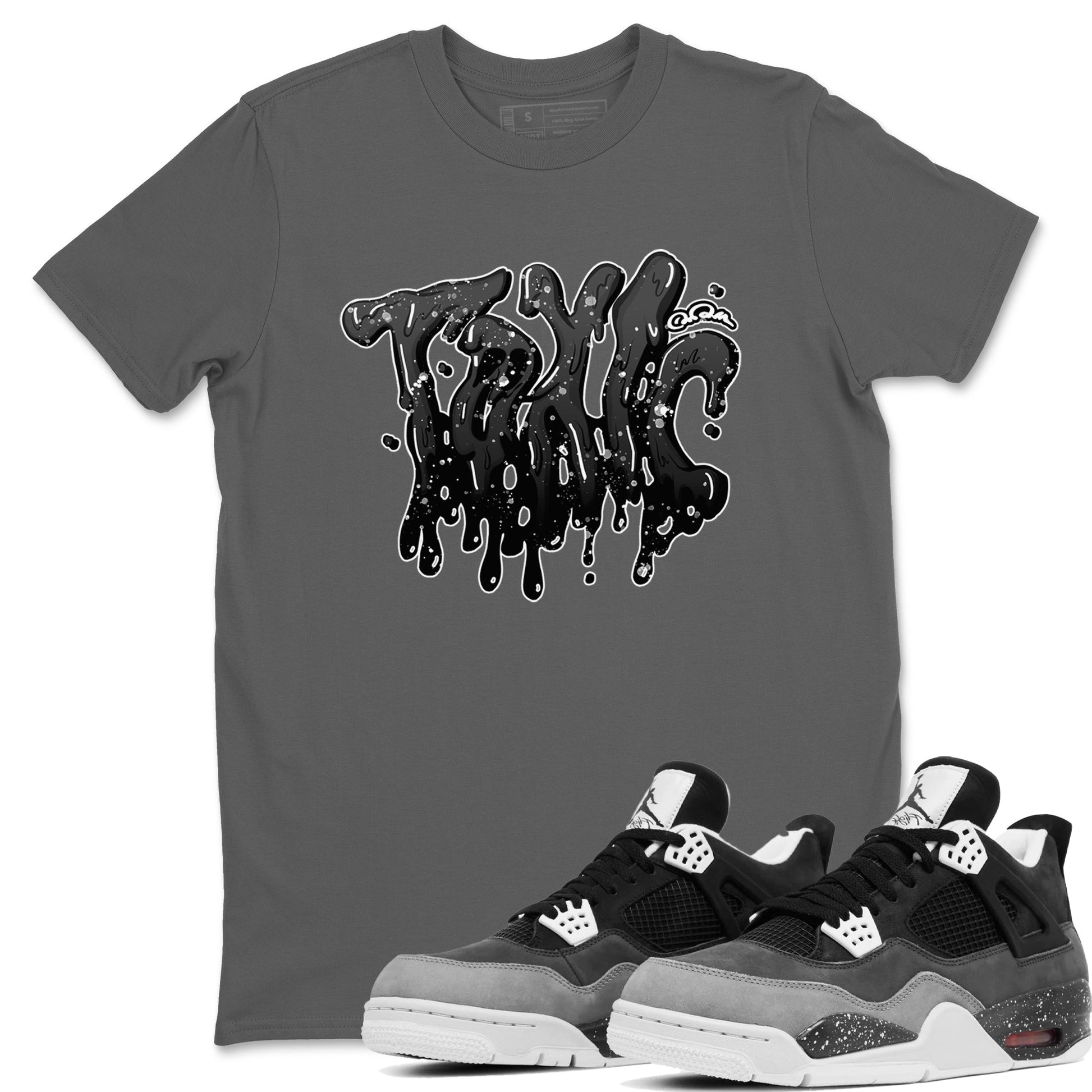 Toxic Unisex Adult Tops - Air Jordan 4 Fear - SNRT Sneaker T-shirts