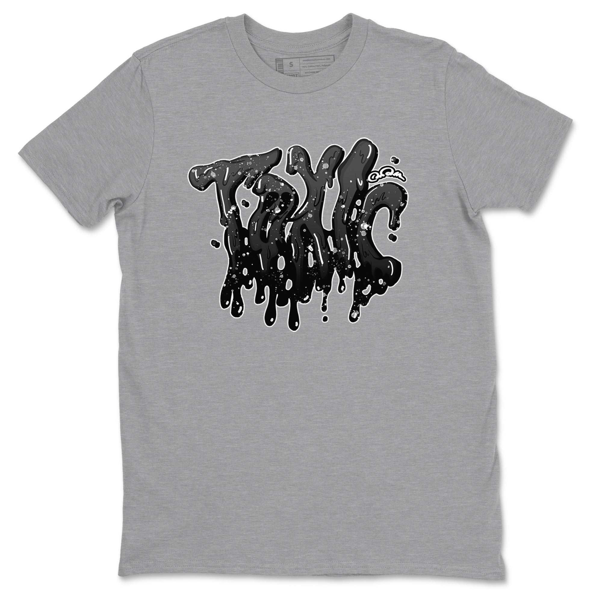 4s Fear shirts to match jordans Toxic sneaker match tees Air Jordan 4 Fear match shoes to clothes SNRT Sneaker Tees unisex cotton Heather Grey 2 shirts