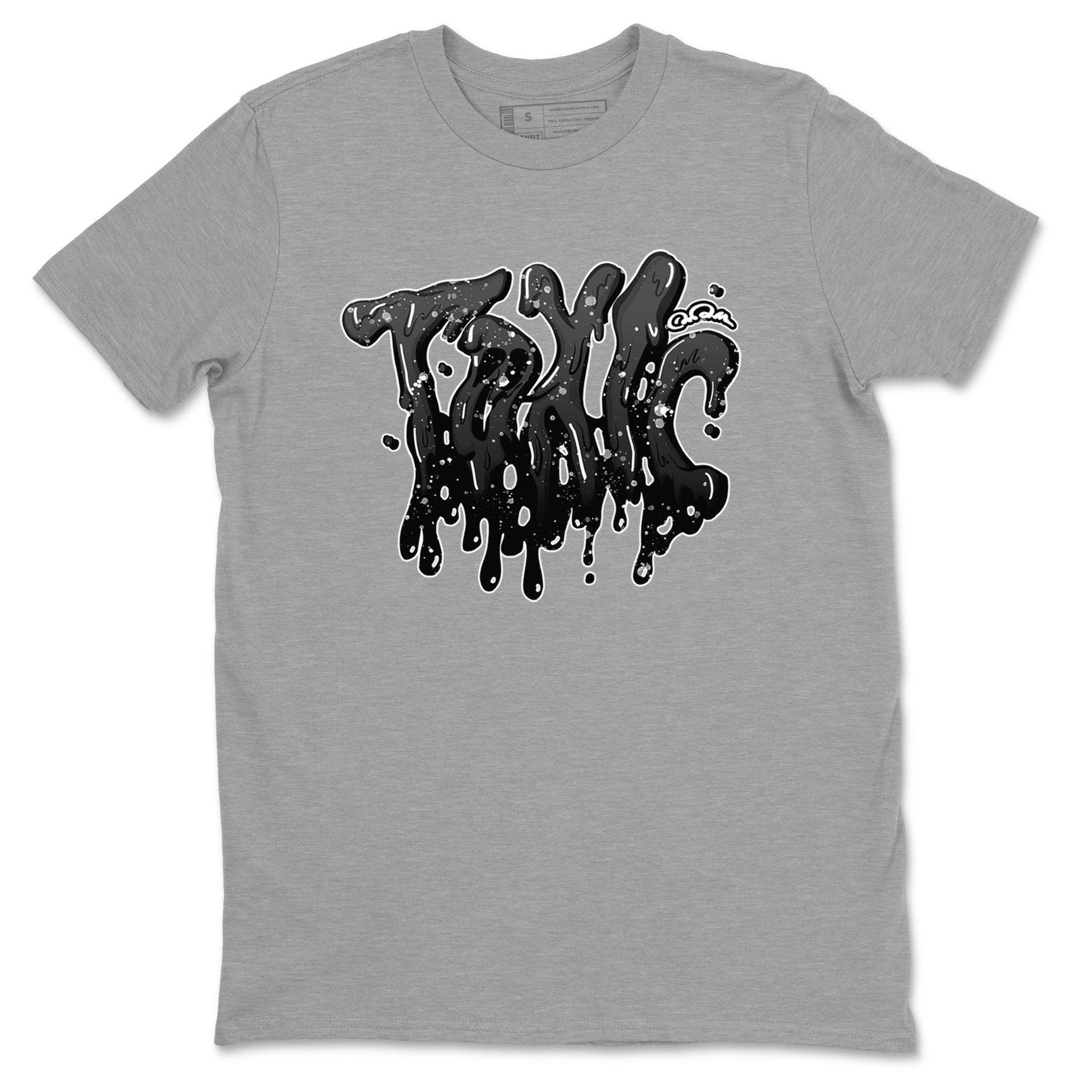 4s Fear shirts to match jordans Toxic sneaker match tees Air Jordan 4 Fear match shoes to clothes SNRT Sneaker Tees unisex cotton Heather Grey 2 shirts