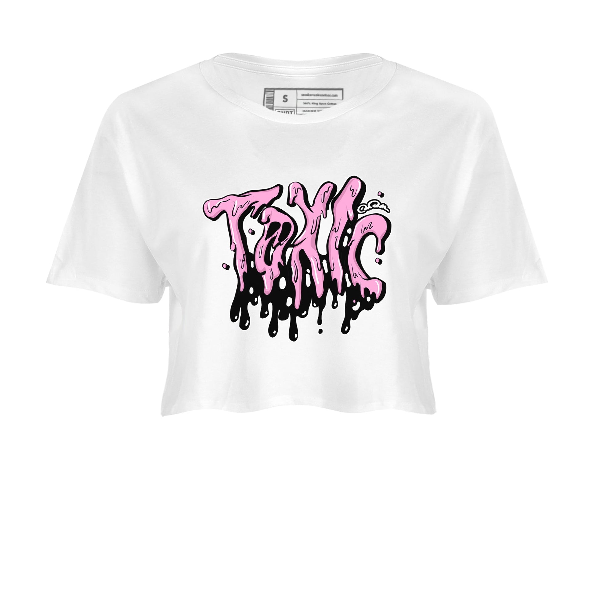 4s Orchid t-shirts to match sneakers Toxic sneaker match tees Air Jordan 4 Orchid match shoes to clothes SNRT Sneaker Tees unisex cotton White 2 crop tee