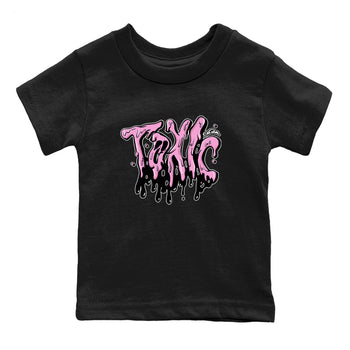 4s Orchid t-shirts to match sneakers Toxic sneaker match tees Air Jordan 4 Orchid match shoes to clothes SNRT Sneaker Tees Youth Baby Black 2 tee