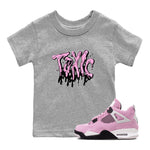 4s Orchid t-shirts to match sneakers Toxic sneaker match tees Air Jordan 4 Orchid match shoes to clothes SNRT Sneaker Tees Youth Baby Heather Grey 1 tee