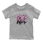 4s Orchid t-shirts to match sneakers Toxic sneaker match tees Air Jordan 4 Orchid match shoes to clothes SNRT Sneaker Tees Youth Baby Heather Grey 2 tee