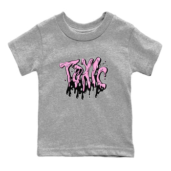 4s Orchid t-shirts to match sneakers Toxic sneaker match tees Air Jordan 4 Orchid match shoes to clothes SNRT Sneaker Tees Youth Baby Heather Grey 2 tee