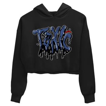 6s White And Midnight Navy shirts to match jordans Toxic sneaker match tees Air Jordan 6 White And Midnight Navy SNRT Sneaker Tees streetwear brand Black 2 crop tee