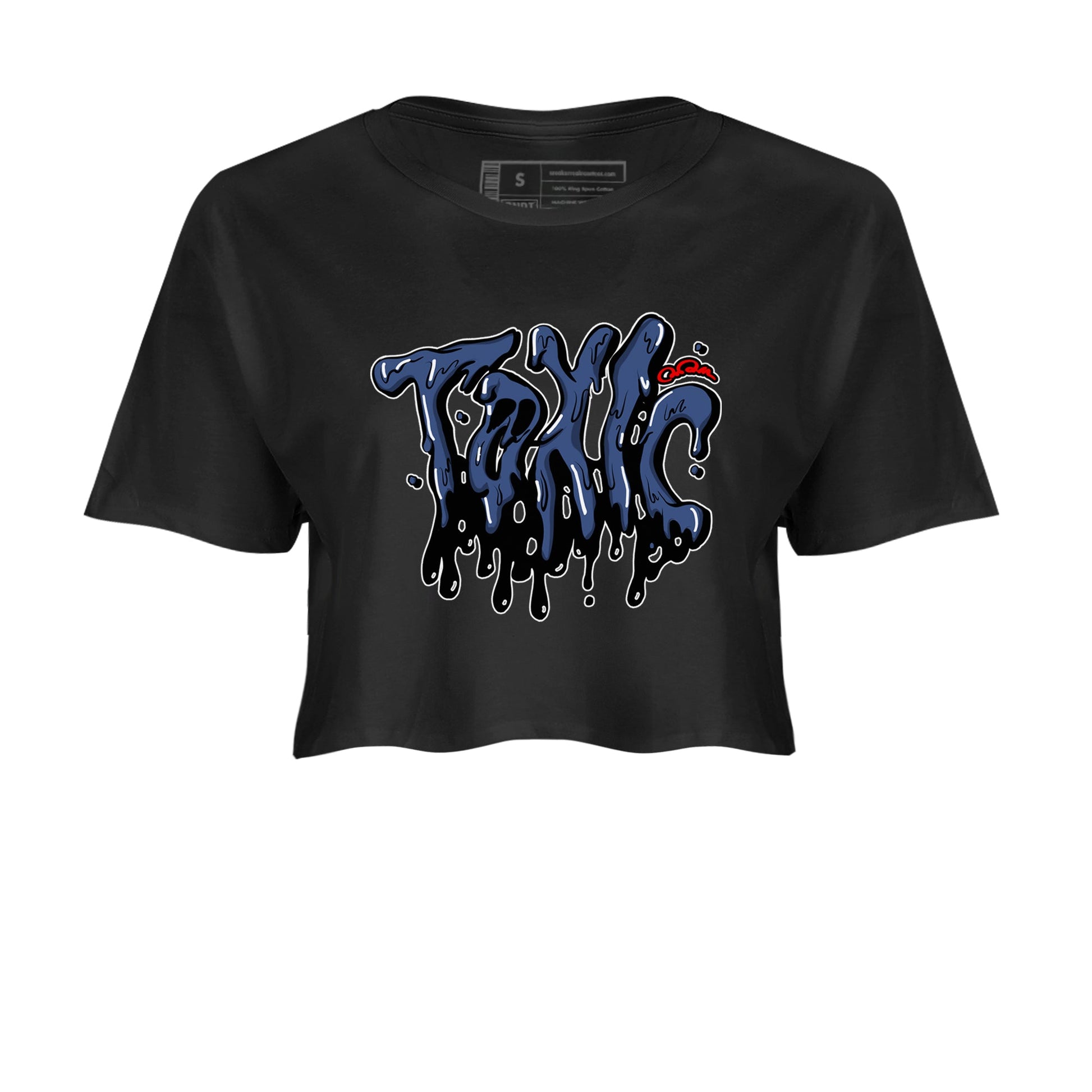 6s White And Midnight Navy shirts to match jordans Toxic sneaker match tees Air Jordan 6 White And Midnight Navy SNRT Sneaker Tees streetwear brand Black 2 crop tee