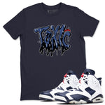 6s White And Midnight Navy shirts to match jordans Toxic sneaker match tees Air Jordan 6 White And Midnight Navy SNRT Sneaker Tees streetwear brand Navy 1 unisex cotton tee