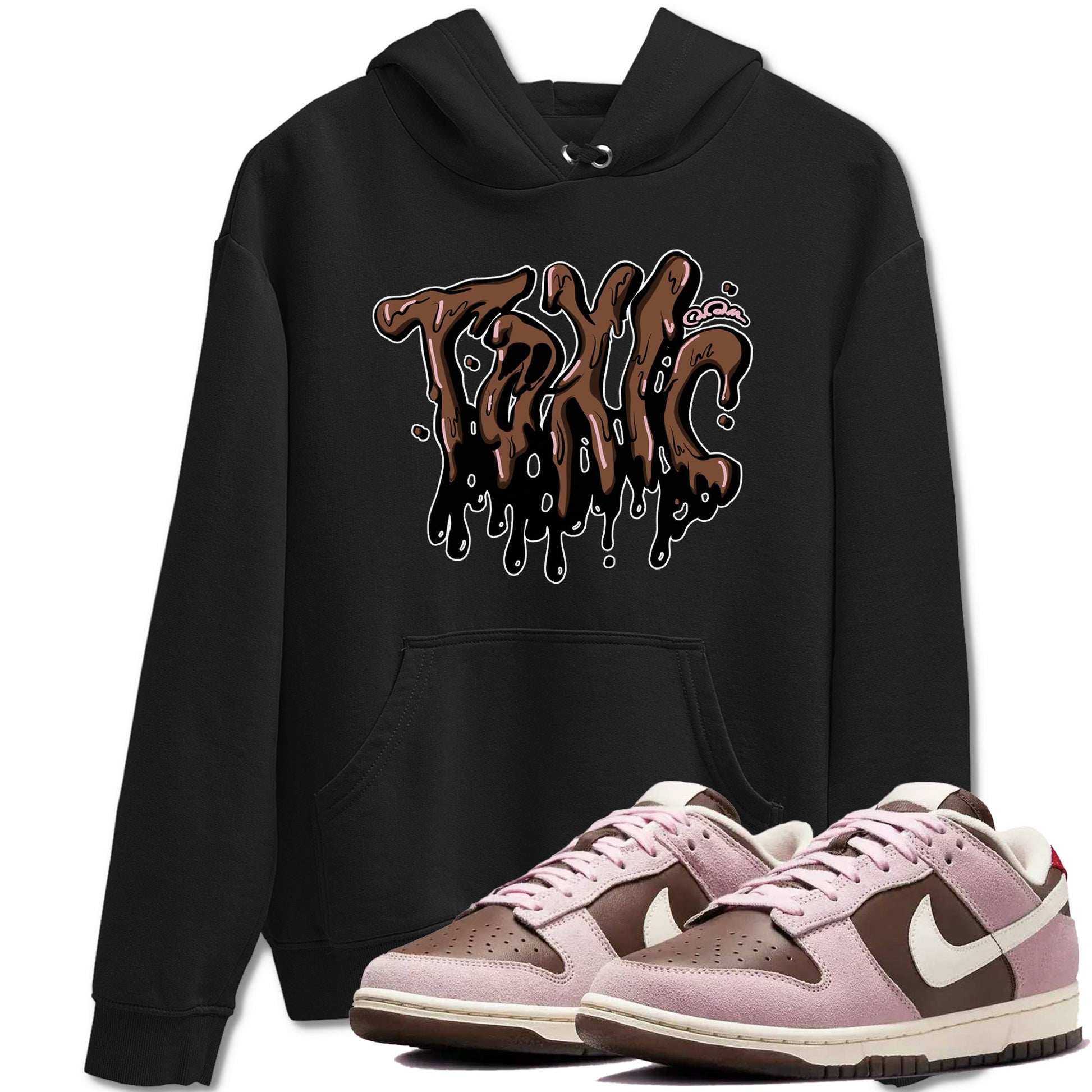 Dunk Cacao Wow And Pink Foam shirts to match jordans Toxic sneaker match tees Dunk Cacao Wow And Pink Foam SNRT Sneaker Tees streetwear brand Black 1 unisex cotton tee