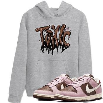 Dunk Cacao Wow And Pink Foam shirts to match jordans Toxic sneaker match tees Dunk Cacao Wow And Pink Foam SNRT Sneaker Tees streetwear brand Heather Grey 1 unisex cotton tee