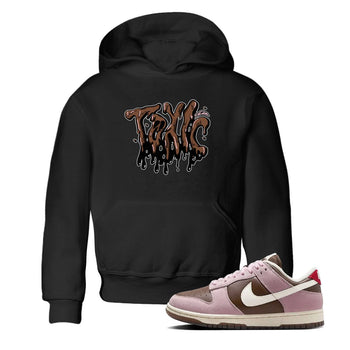 Dunk Cacao Wow And Pink Foam shirts to match jordans Toxic sneaker match tees Dunk Cacao Wow And Pink Foam SNRT Sneaker Tees streetwear brand Baby and Youth Black 1 cotton tee