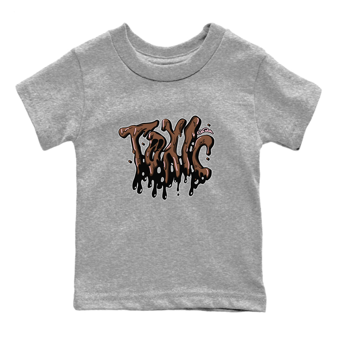 Dunk Cacao Wow And Pink Foam shirts to match jordans Toxic sneaker match tees Dunk Cacao Wow And Pink Foam SNRT Sneaker Tees streetwear brand Baby and Youth Heather Grey 2 cotton tee