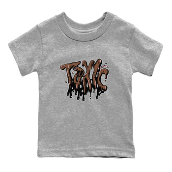 Dunk Cacao Wow And Pink Foam shirts to match jordans Toxic sneaker match tees Dunk Cacao Wow And Pink Foam SNRT Sneaker Tees streetwear brand Baby and Youth Heather Grey 2 cotton tee
