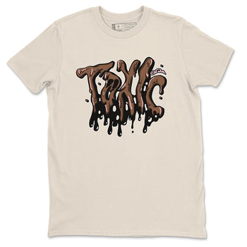 Dunk Cacao Wow And Pink Foam shirts to match jordans Toxic sneaker match tees Dunk Cacao Wow And Pink Foam SNRT Sneaker Tees streetwear brand Natural 2 unisex cotton tee