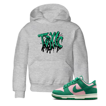 Dunk Low Medium Soft Pink Malachite shirt to match jordans Toxic sneaker tees Dunk Medium Soft Pink Malachite SNRT sneaker release tees baby toddler Heather Grey 1 cotton Shirt