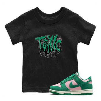 Dunk Low Medium Soft Pink Malachite shirt to match jordans Toxic sneaker tees Dunk Medium Soft Pink Malachite SNRT sneaker release tees baby toddler Black 1 cotton Shirt